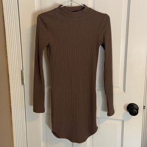 Forever 21 Ribbed Long Sleeve Dress